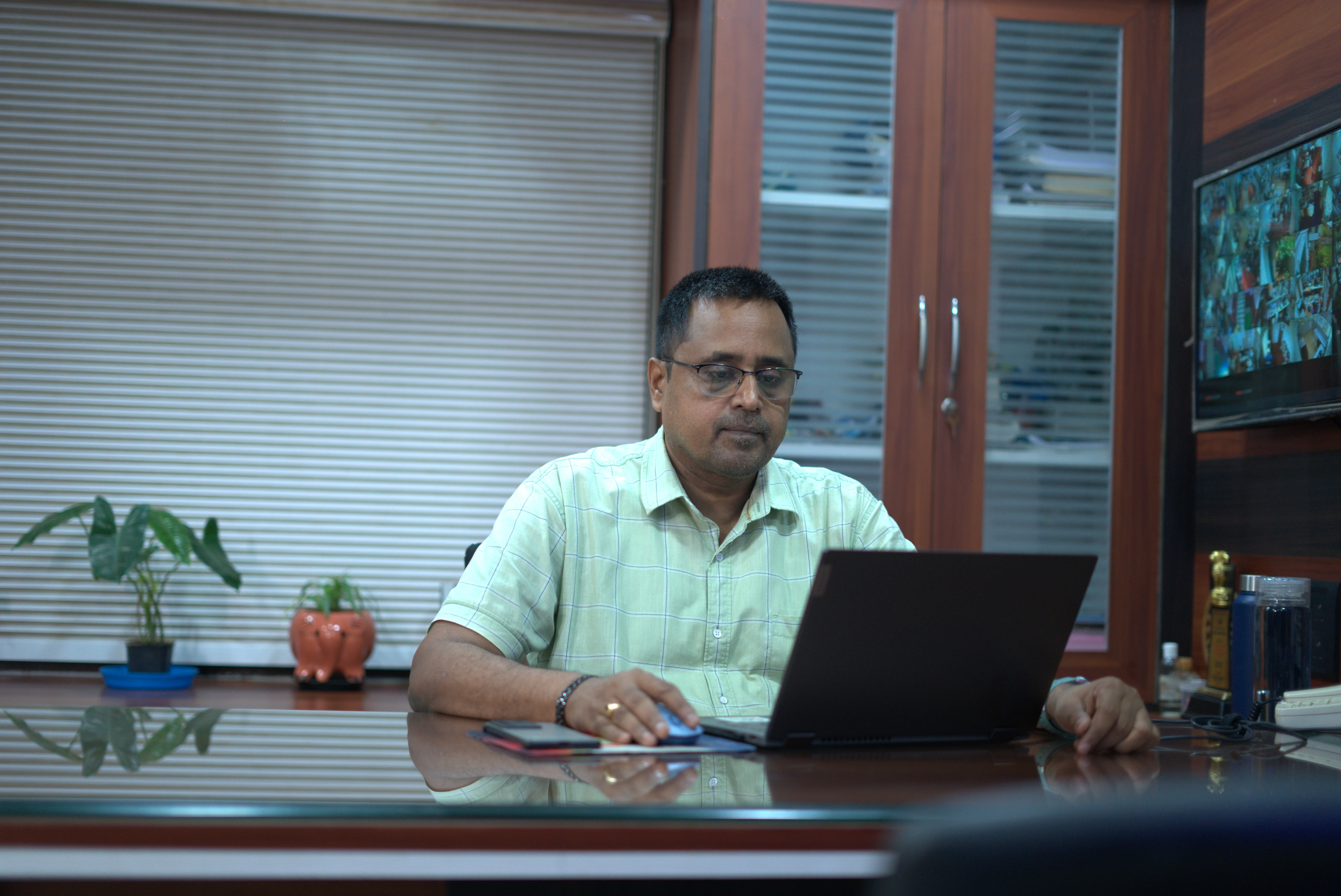 Lab Technicians Working
